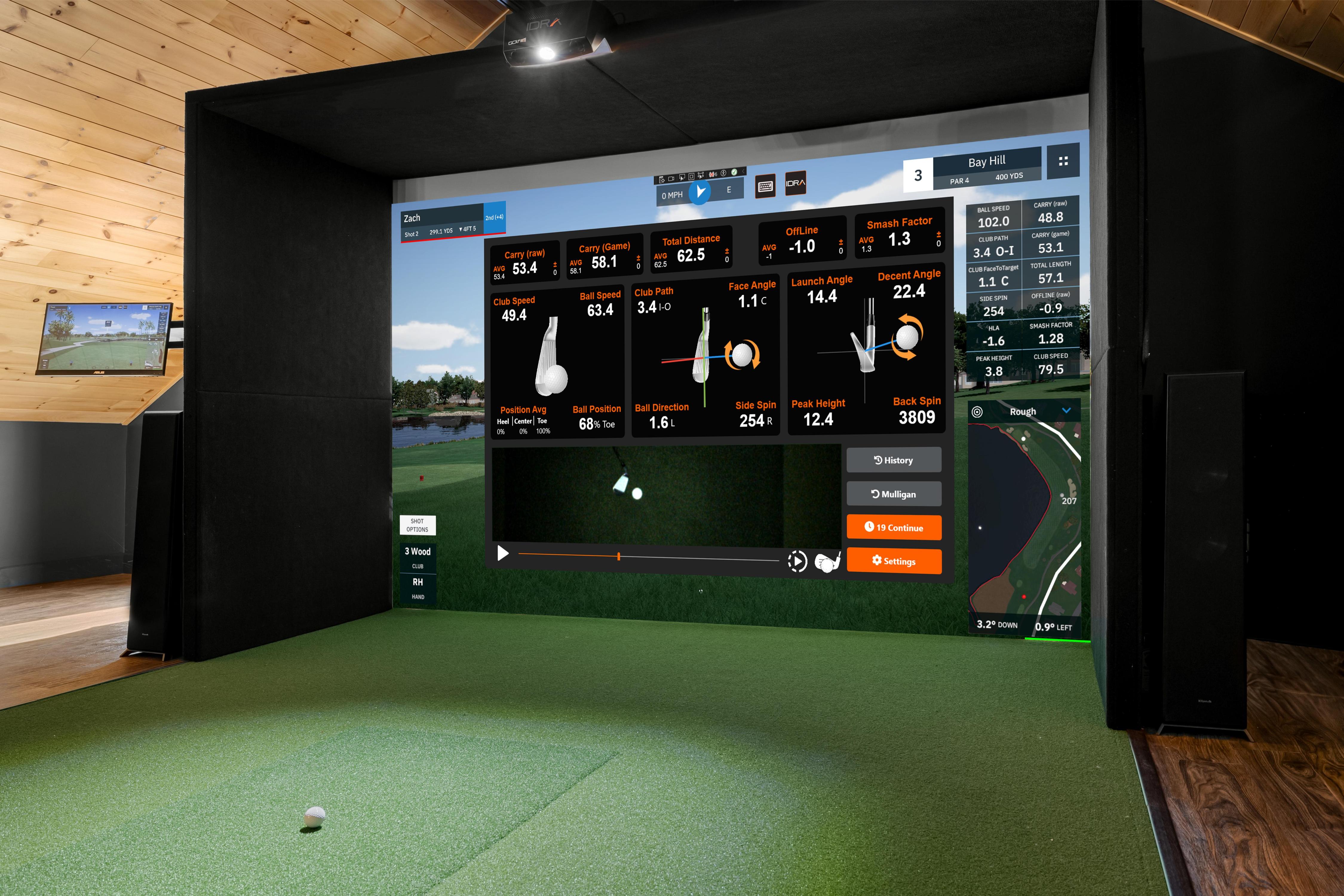 SimBooth Kit 2 Golf Simulator Package