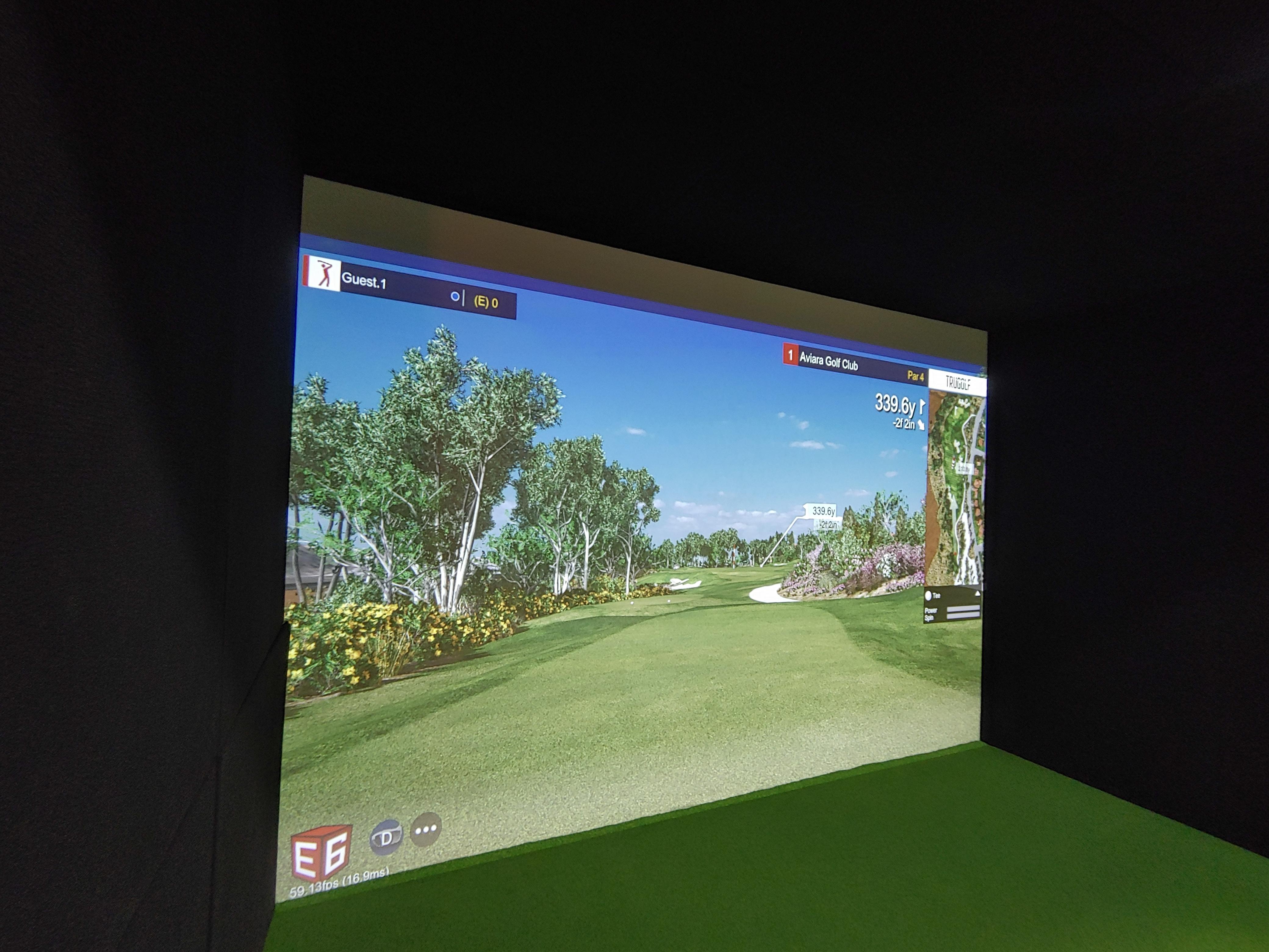 SimBooth 1 Golf Simulator Enclosure
