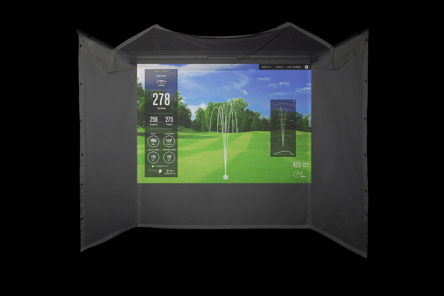 HomeCourse Retractable Golf ProScreen 180