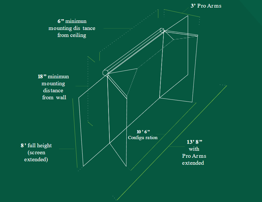 HomeCourse Retractable Golf ProScreen 180