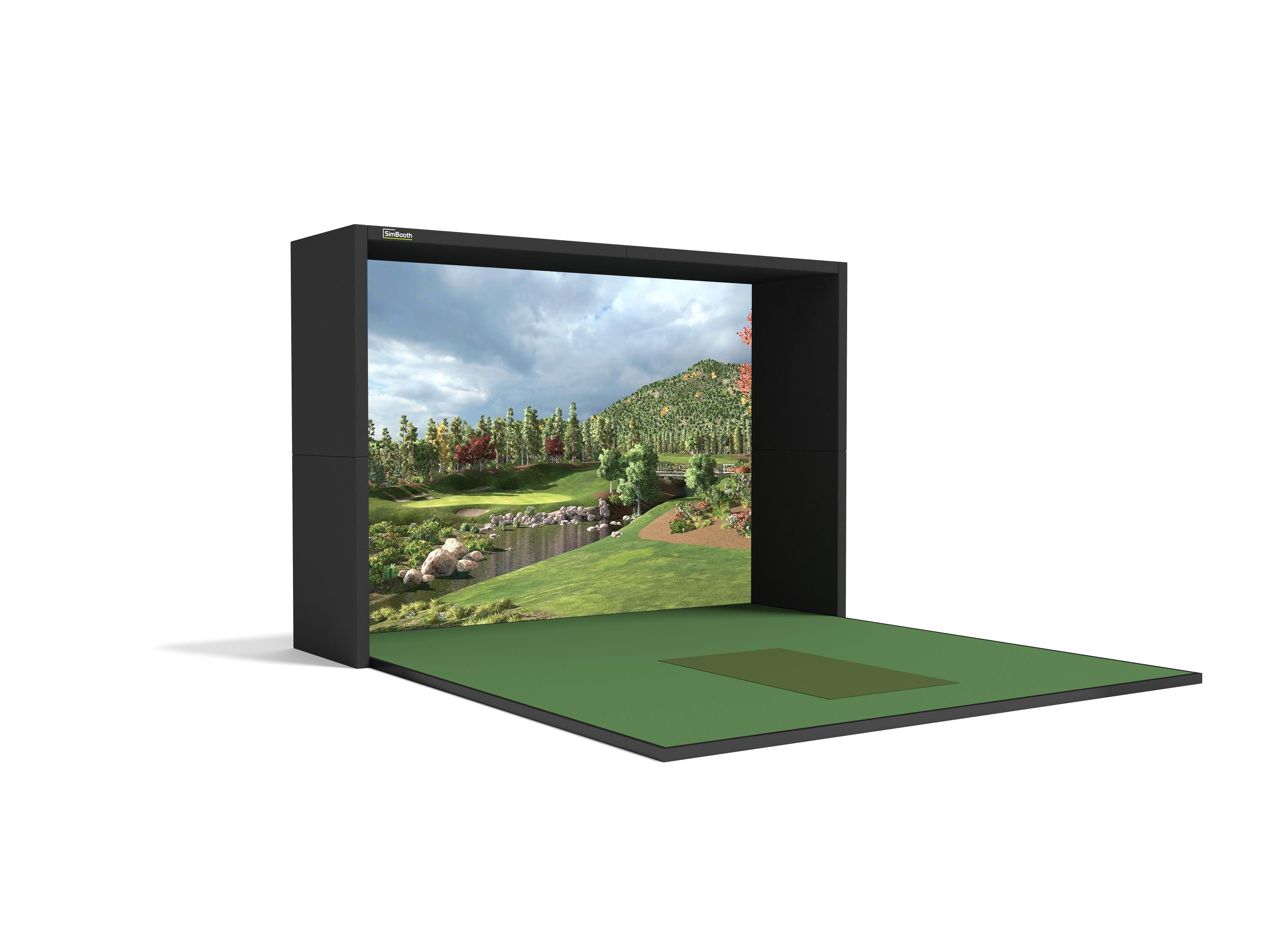 SimBooth 1 Golf Simulator Enclosure