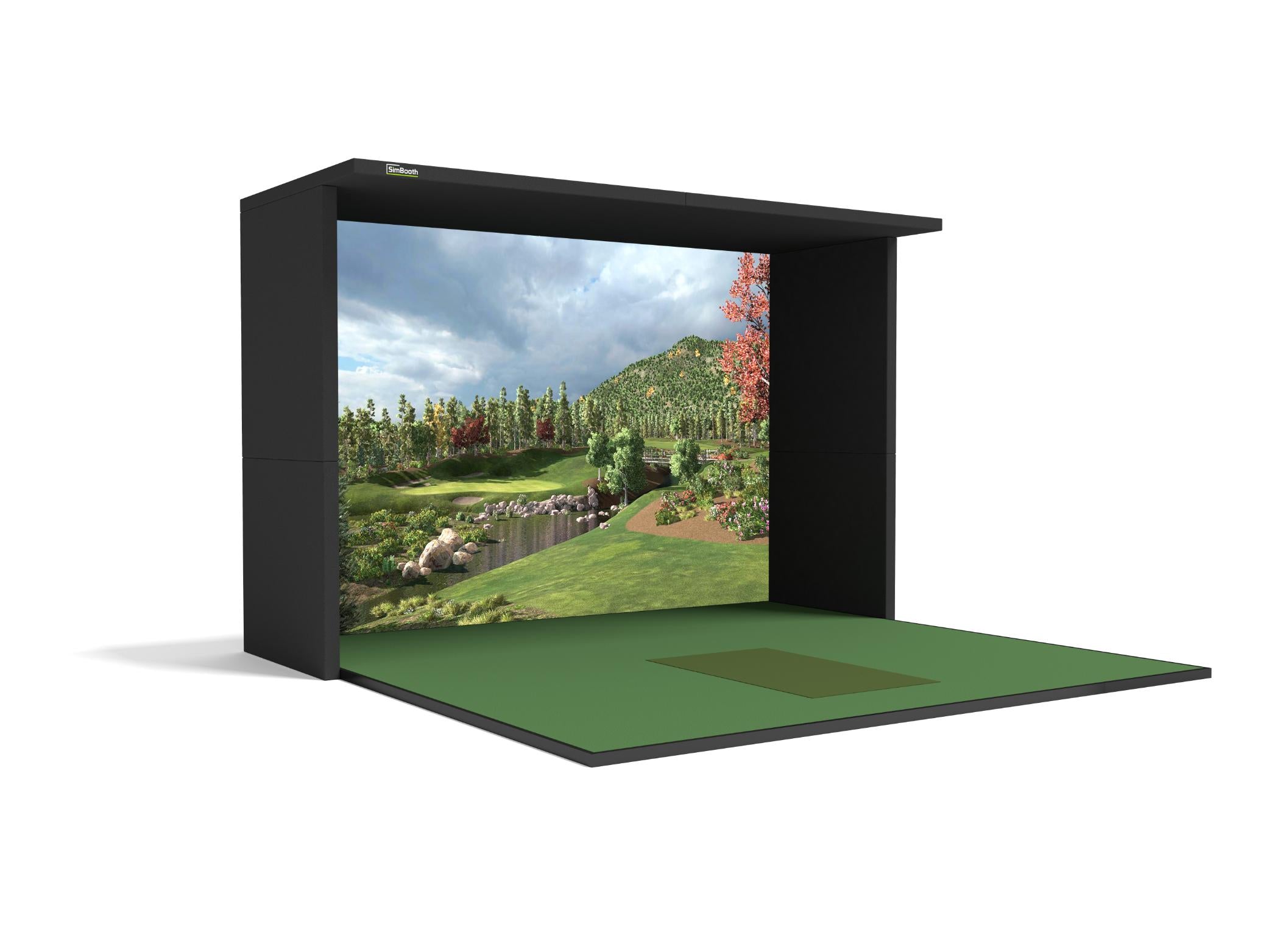 SimBooth 2 Golf Simulator Enclosure