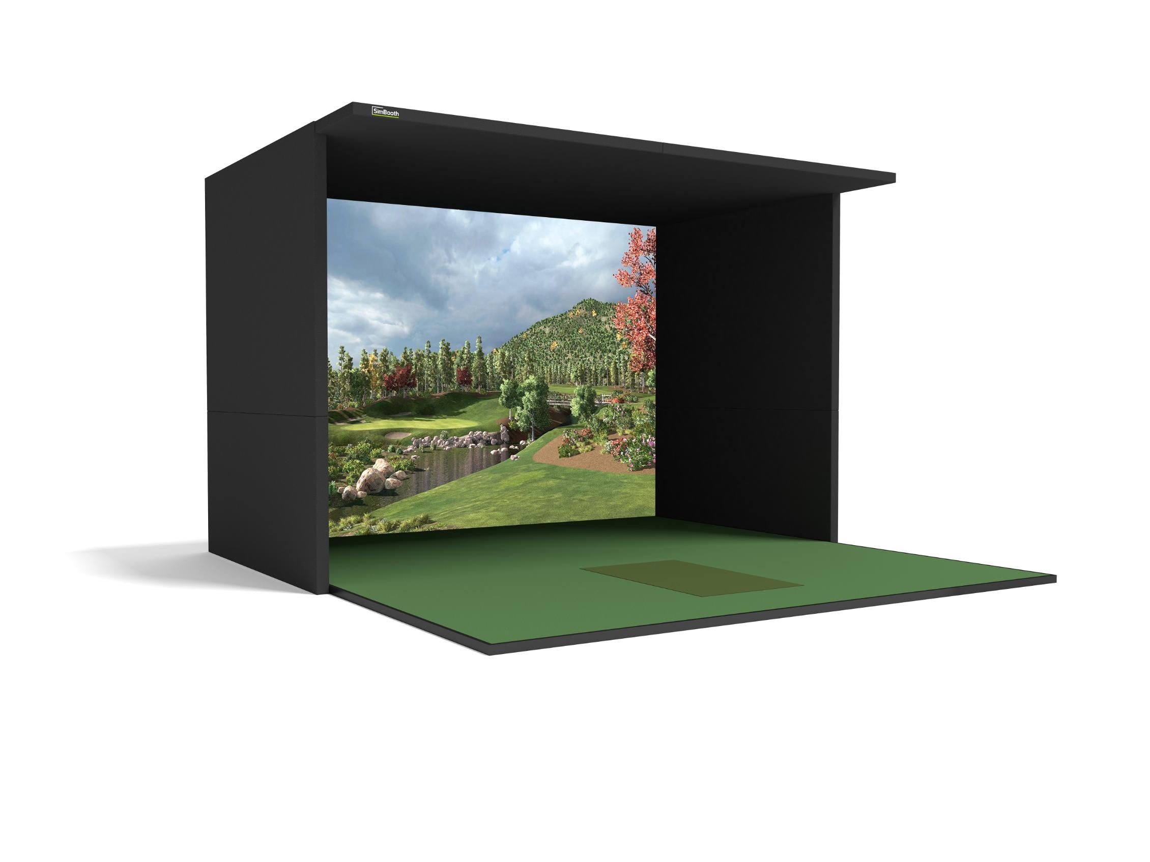 Simbooth 3 Golf Simulator Enclosure