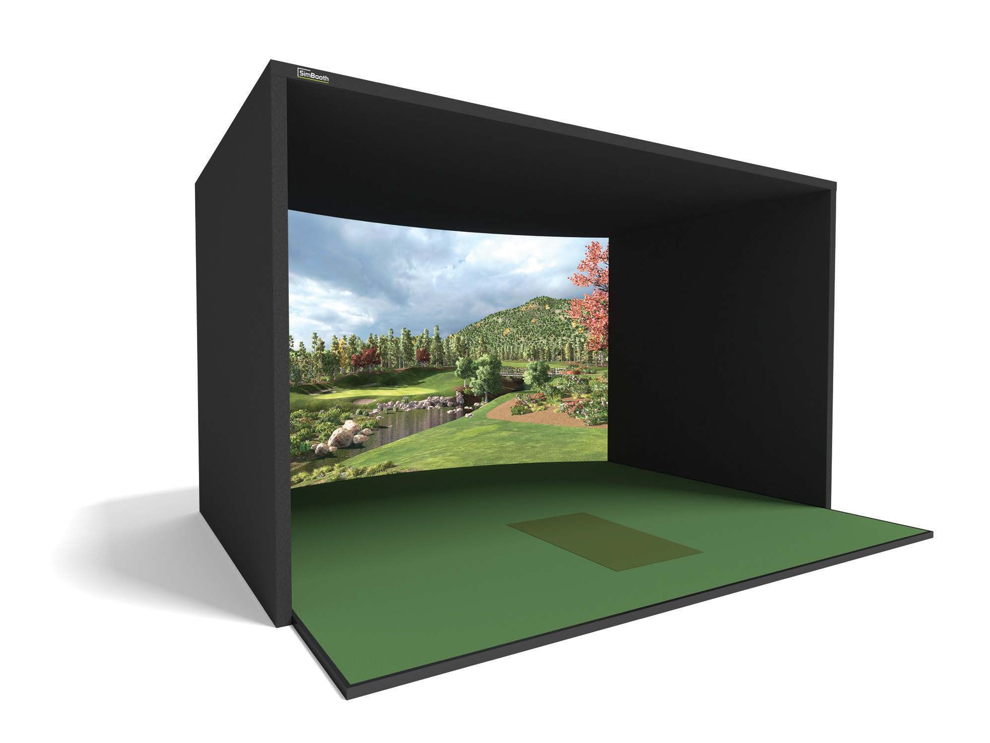 Simbooth 4 Golf Simulator Enclosure